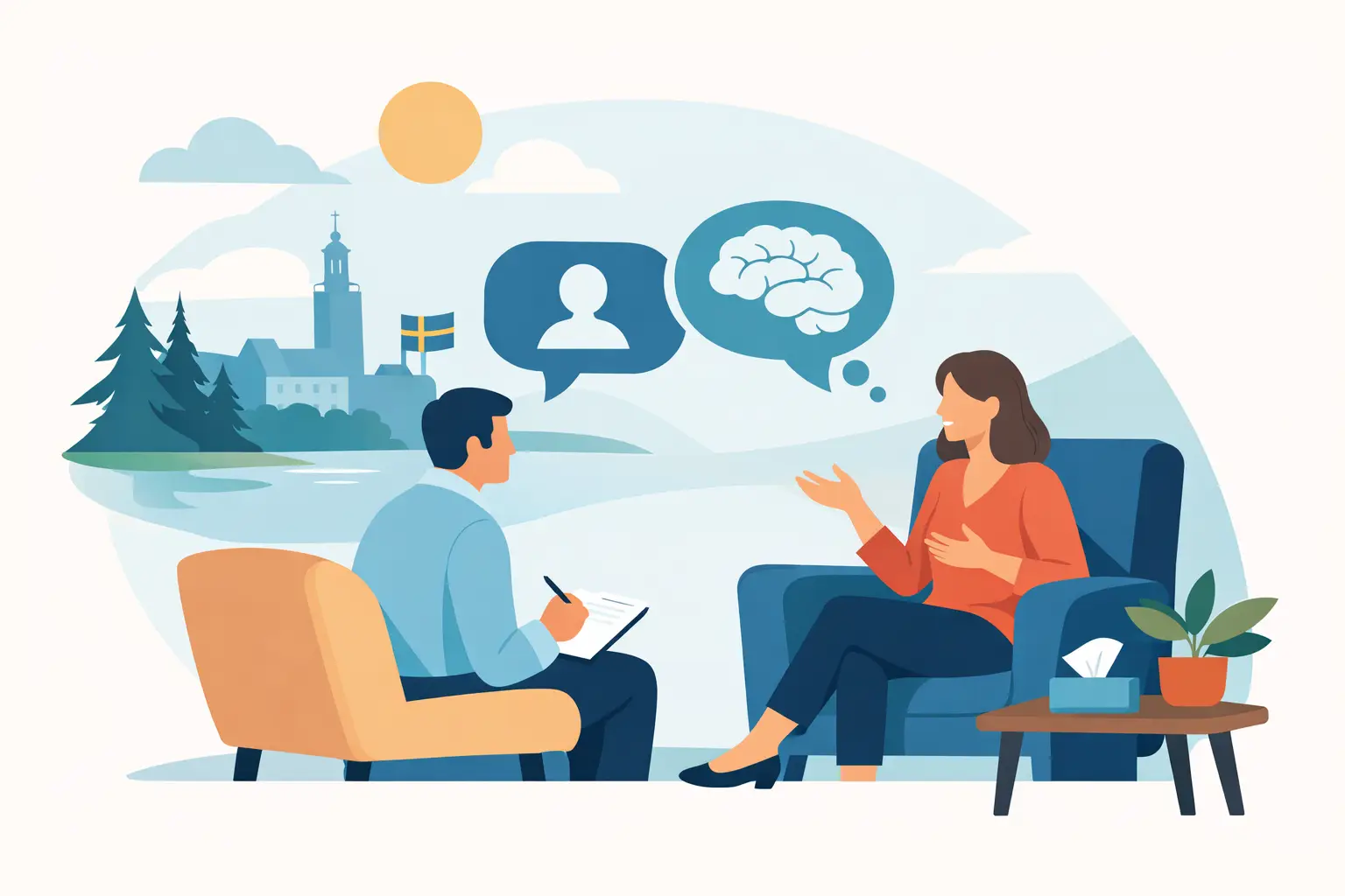 Guide till privat psykoterapi i Sverige